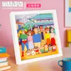 Pegatina de Pintura 3D Estéreo DIY Auténticamente Autorizada de Dibujos Animados Crayon Shin-Chan Materiales Hechos a Mano Regalos para Niños Estudiantes