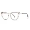 Gafas Anti-Luz Azul 2259 Estación Independiente Transfronteriza Calidad de Diseñador Montura Óptica Gafas Lisas Reductoras de Edad Personalizadas para Mujer