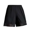Pantalones de Seguridad de Seda de Hielo para Mujer Anti-Rozaduras Verano Delgados Leggings Se Pueden Usar por Fuera sin Enrollarse Sueltos Encaje Pantalones Cortos para la Piel