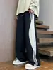 Pantalones Deportivos Americanos Directo de Fábrica para Hombre Otoño e Invierno Pantalones Casuales Pesados Sueltos Rectos Pantalones de Pierna Ancha para Hombre