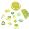 Acessórios para Sapato Clog Populares no Atacado Charms de Sapato Conjunto de Limão Fresco Mais Vendido Acessórios de Frutas Fivelas Decorativas DIY