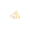 Mia fábrica directa material para joyería DIY colgante de metal letra LOVE pulsera de oreja collar colgante de anillo colgante