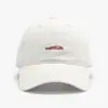 Gorra de Béisbol de Estilo Japonés de Moda con Parte Superior Suave Bordado de Letras Simple Nuevo Unisex Versátil para Primavera y Verano Visera Curva Gorra de Pico para Pareja