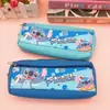 Nuevo Estuche de Lápices de Dibujos Animados con Doble Compartimento Estilo Japonés Lindo Bolso de Almacenamiento de Papelería para Niños Estuche de Lápices