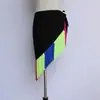 Novo Lenço Triangular com Franjas Saia de Peça Única Saia Média para Adultos Fantasia de Dança Latina Lenço de Quadril Feminino Saia de Prática Infantil