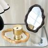 Espejo de Maquillaje Estilo Nórdico Ins Fengyunduo Alto Valor de Belleza Portátil de Escritorio Espejo de Princesa Espejo de Pared Espejo de Tocador de Celebridad de Internet Bandeja