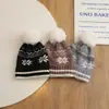 Gorros para Bebé Estilo Otoño e Invierno Gorros de Lana Rayados para Niños y Niñas, Moda Estilo Coreano Gorros Gruesos y Cálidos con Protección para las Orejas para Niños