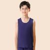 Entrega Directa de Fábrica 2025 Otoño e Invierno Nuevo Estilo Chaleco Base para Uniforme Escolar para Hombres y Mujeres, Ropa Interior Térmica de Cuello Redondo, Sin Costuras