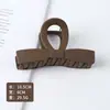 Pinza Elegante para el Cabello Estilo Vintage para Mujer, Pinza de Garra con Lazo para la Parte Trasera de la Cabeza, Pinza de Tiburón Pintada con Spray Mate