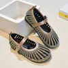 Nuevos Zapatos de Princesa de Cristal para Niñas, Nuevo Estilo de Alta Gama Primavera y Otoño 2026, Zapatos de Cuero para Niña Pequeña, Sandalias Mary de Suela Suave