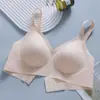 Sutiã de verão ultrafino com toque gelado, sem costura, para mulheres, com suporte e coleta lateral dos seios, anti-flacidez, confortável, respirável e com lindo design nas costas
