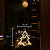 Decoração de Natal LED luz pendente para quarto Shopping Center cortina interna cordão de luz colorida bateria feriado lâmpada de sucção atacado