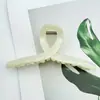 Grampo de Cabelo Grande Simples e Elegante para Mulheres com Cabelo Grosso, Piranha de Cabelo de Alta Qualidade, Acessório de Cabelo Tipo Pinça Shark para Parte de Trás da Cabeça