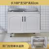 Gabinetes de Cocina Simples para Alquilar Gabinetes de Cocina de Acero Inoxidable Gabinete para Fregadero Gabinete para Estufa de Cocina Montaje Integrado Económico