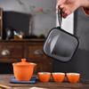 Juego de té de viaje portátil para regalos de negocios, tetera para exteriores, tres tazas, taza rápida, venta al por mayor de fabricantes de automóviles