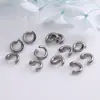 Anillo de conexión de acabado para pulsera de collar DIY, anillo abierto de acero inoxidable color oro 18k, se puede cerrar, material para pulsera de mano