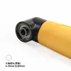 Ferramenta de Canto Estendida Amarela de 90 Graus, Canto Amarelo, Caixa de Nível de Bolha de Canto Azul, Chave de Fenda de Ângulo Reto, Junta Giratória