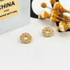 Nuevos Pendientes Frescos de Moda y Dulces Estilo Coreano con Estrella Hueca Microincrustada de Circonita, Lujo Ligero y Sensación de Alta Gama