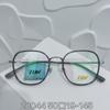 Nuevo marco de gafas semi-titanio ultraligero cómodo caja moda retro celebridad de internet ins Little Red Book se puede equiparar con miopía lote mixto