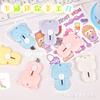 Canivete Utilitário Urso Fofo Macaron Mini Cortador de Papel Portátil Pequeno Feito à Mão Faca de Entrega Expressa Atacado