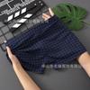 Ropa interior nueva para hombre, bóxers de algodón, cómodos, casuales, tipo calzón, a cuadros clásicos, holgados para hombre, talla extra, pantalones para casa