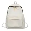Mochila de Color Sólido 2026 para Hombre, Mochila para Laptop de Gran Capacidad para Mujer, Bolso Escolar Casual Estilo Japonés para Estudiantes de Secundaria, Preparatoria y Universidad