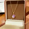 Colar de Pirulito Colorido Fofo e Divertido, Corrente Simples Personalizada para Clavícula Estilo Francês, Joia de Pescoço Exquisita e de Alto Padrão