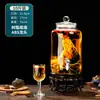 Botella de Vino de Vidrio para Uso Doméstico, Frasco Sellado de Gama Alta para Remojar Ginseng y Vino Medicinal, Recipiente para Vino con Pico, Botella de Vino Especial
