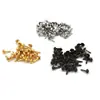 Micro 3*6mm Ferro Cabeça Redonda Metal Duas Pernas Prego DIY Mini Micro Pequeno Pessoa de Papel Duas Pernas Prego Garfo Prego