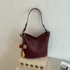 Bolso bandolera de cuero aceitado vintage para mujer, estilo otoño, tejido a mano, nicho de moda de lujo ligero, bolso de hombro bandolera para mujer, transfronterizo