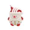Estilo Festival de Natal Tamanho Grande Fofo Papai Noel Boneco de Neve Pequeno Cervo Brinquedo de Apertar Decoração