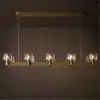Exportación Transfronteriza a América del Norte: Candelabro de Cristal R, Lujo Ligero Postmoderno para Sala de Estar, Habitación Privada de Villa Retro Nórdica