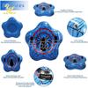 Fábrica Weicheng Personalizado Azul Pvc Aranha Círculo de Esqui Crianças Adulto Inverno Exterior Brinquedo de Trenó Inflável