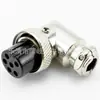 Plug de aviação angular GX16 5 pinos/6 pinos/7 pinos conector eletrônico conector curvo 90 M16