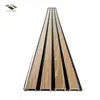 Tablero de Pared de Coextrusión para Exteriores de Compuesto de Madera y Plástico Tablero de Rejilla de Madera y Plástico Panel de Pared Imitación Madera Panel de Pared Exterior Impermeable Protector Solar Tablero Decorativo para Patio