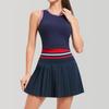 Traje Deportivo de Bádminton Transfronterizo para Mujer, Nuevo Estilo Verano 2025 Conjunto de Tenis, Ropa para Correr y Fitness, Falda Corta de Yoga, Camiseta sin Mangas