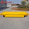Camión Plataforma de Transporte Pesado para Taller, Plataforma de Transporte de Bobinas de Acero, Vehículo Terrestre con Marco en V, Vehículo de Transferencia sobre Rieles Controlado Remotamente