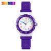Skmei zona horaria hermosa placa giratoria de diferencia horaria reloj de cuarzo con forma de flor para estudiante Amazon Navidad regalo para niños reloj