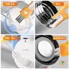 Cepillo Multifuncional de Silicona para Tazas, Cepillo para Botellas, Cepillo de Limpieza Doméstica Cinco en Uno, Cepillo Limpiador para Termos, Cepillo Limpiador para Tapas de Tazas y Popotes