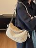 Bolsa de Tela para Mujer 2025 Nueva Moda Casual Versátil Bolso de Hombro Gran Capacidad Ligero para Clase Viajes Diarios Bolso Cruzado