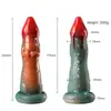 Cañón de pene super suave con forma de escama de animal Xiaoqinglong juguetes sexuales para masturbación femenina al por mayor