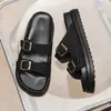 Sapatos femininos exclusivos de sola grossa para cross-border, material EVA, novo estilo de verão, chinelos para atividades ao ar livre, antiderrapantes, versáteis, disponíveis na SHEIN e TEMU