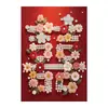 Pintura de perlas estilo chino, nuevo diseño con motivos florales y de doble felicidad, decoración creativa de alto valor hecha a mano para entrada de sala y exhibición en marco de fotos
