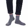 Calcetines de Cinco Dedos para Hombre al por Mayor Calcetines de Algodón hasta la Pantorrilla Transpirables Absorbentes del Sudor Puros con Talón Calcetines de Cinco Dedos para Hombre