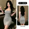 Estilo Pura Tentación Xianyi Camisola de Lunares Bata de Noche Ribete de Encaje Ajustada Sexy que Ceñe la Cadera Pijama Chica Atrevida Ropa de Casa 874