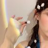 Horquilla de Camelia Francesa Estilo Coreano Femenino Mini Pinza de Pico de Pato Versátil Accesorio para el Cabello Retro Pinza para Flequillo