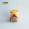 Pote Selado de Plástico para Alimentos e Animais de Estimação de 450ml, Garrafa de Plástico Transparente, Pote para Frutas Conservadas e Doces, Boca Larga, Pote de Plástico de Calibre 75