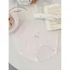 A232 Tamaño Grande~Patrón de Conejo Lindo Tamaño Grande Dibujo Animado Color Sólido Cómodo Suave 100% Algodón Puro Estilo Simple Fresco Algodón para Mujeres