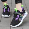 2069 Zapatos tejidos voladores para niños zapatilla ligera transpirable primavera para niñas de corte bajo superficie de malla zapatos para niños zapatos casuales para correr