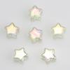 8mm Estrela de Cinco Pontas Galvanizada Contas Soltas Contas de Vidro Material para Miçangas de Pulseira Colar DIY Acessórios para Joias Artesanais